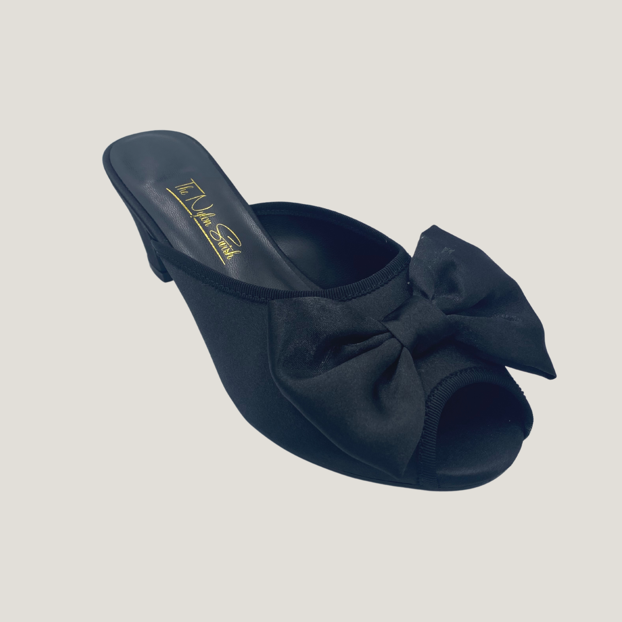 Boudoir Slippers in Black
